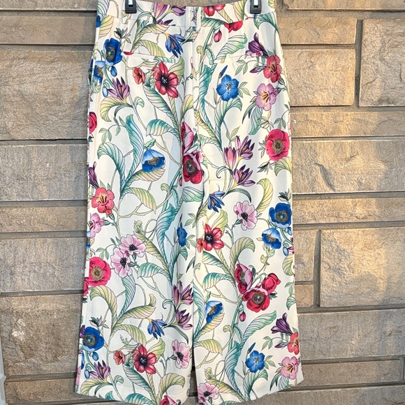 Ann Taylor Wide Leg Floral Pants - Picture 6 of 11